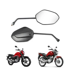 Par Espelho Retrovisor Honda Cg 125 / Cg 150 / Cg 160 Cargo Fan Mix Sport Start Titan Modelo Original