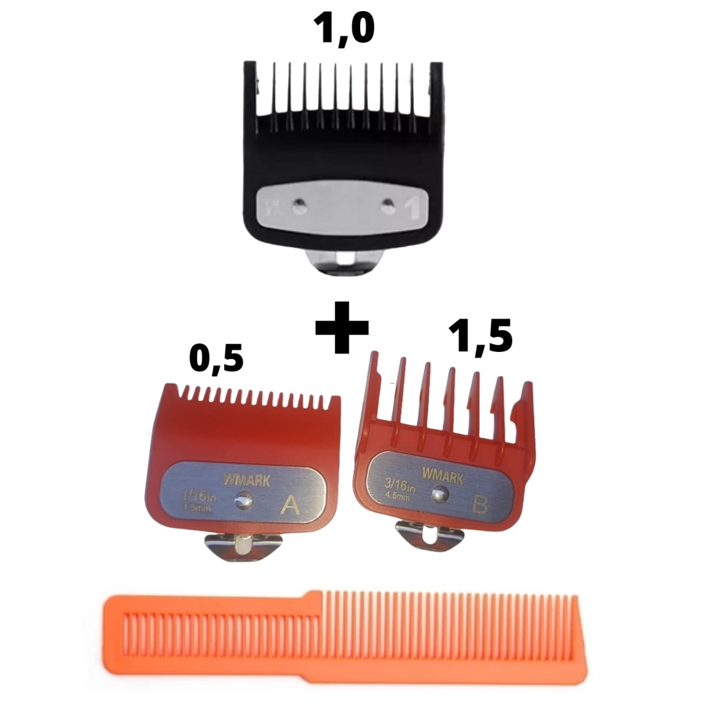 Pente para maquina de cortar store cabelo degrade