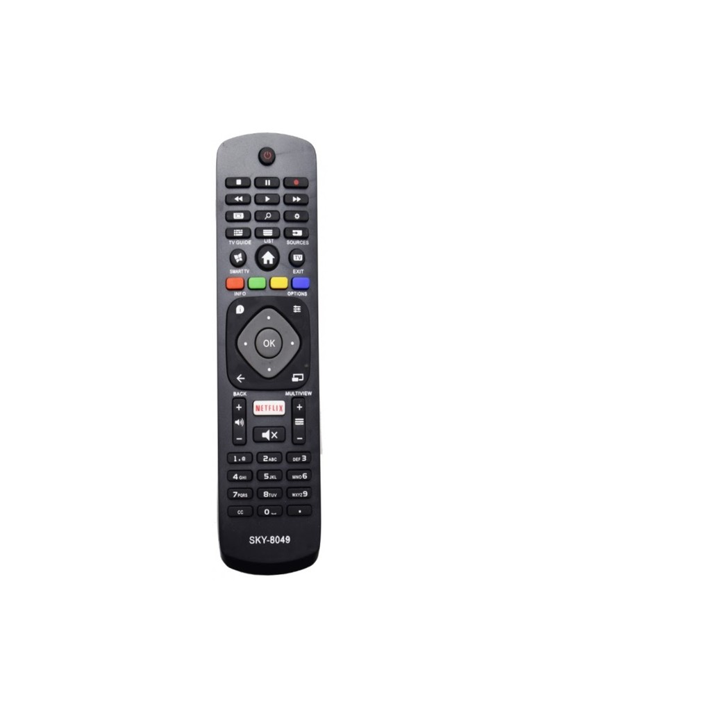 Controle Remoto Compatível com Tv Philips 4k Smart Tv Netflix 43 49 50 55pug