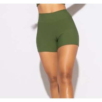 Short Legging Suplex Fitness de Qualidade Leg Poliéster Meia Coxa Esporte Academia Crossfit Tecido de Qualidade
