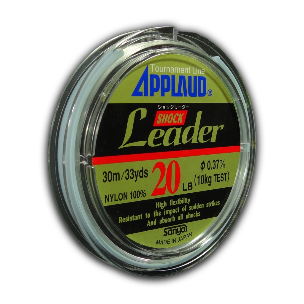 Linha De Pesca Líder Monofilamento Applaud - Shock Leader - 30m