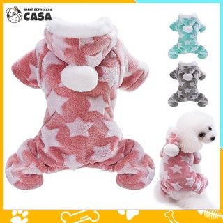 Roupa De Cachorro Hoodies Para Animais De Estimação Moletom De Flanela Com Capuz Para Animais De Quatro Patas Pet Fornecimentos Acessórios Cão Gato