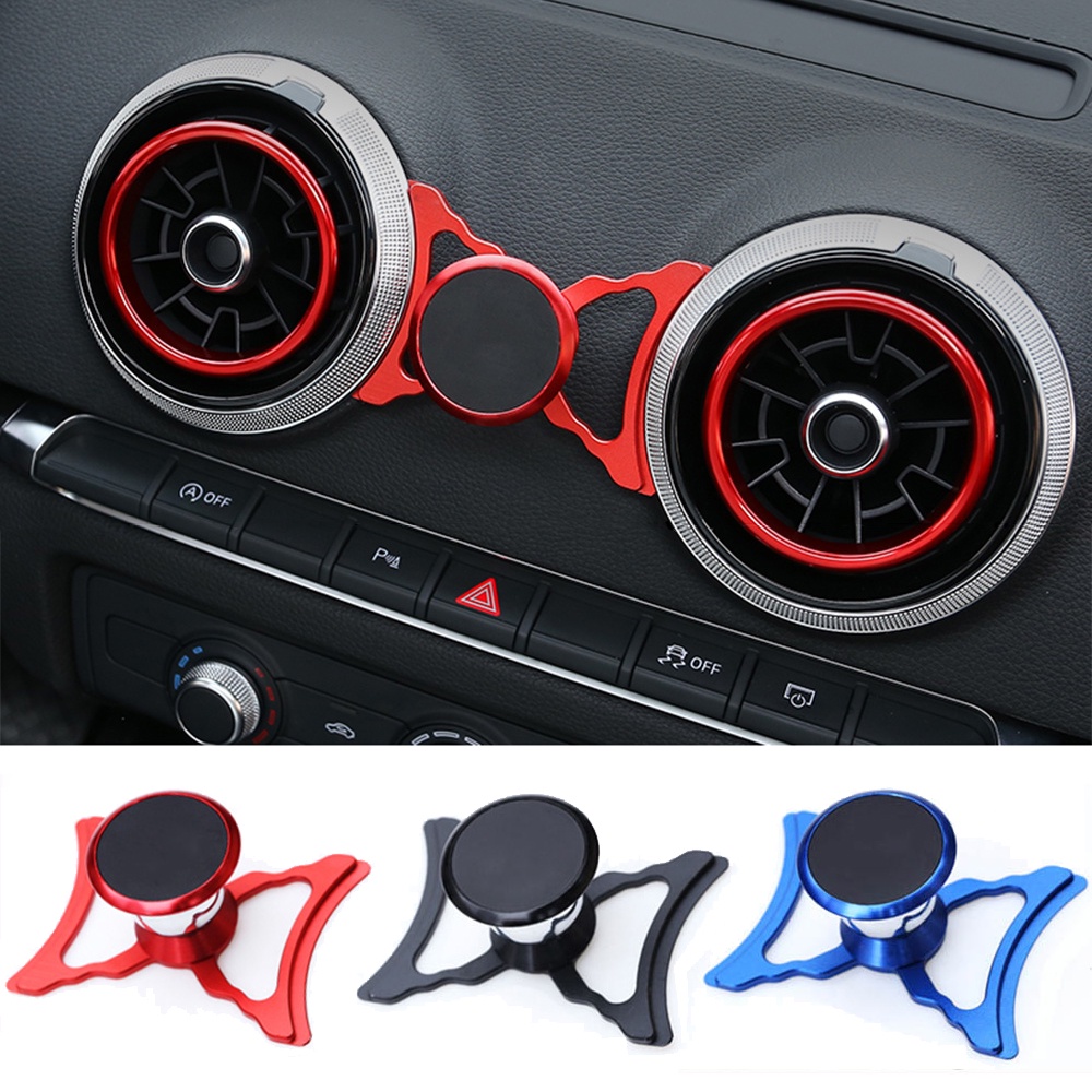 Suporte De Celular Para Carro Audi A3/S3/RS3 8P 8V Montagem Magnética De Ar De Respiro Giratório 360 Graus