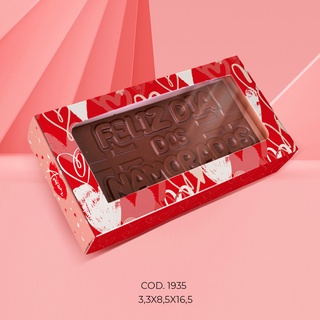 10 Caixas Barra 300g COM VISOR Especial Dia das Mães e Namorados Embalagem Presente Lembrancinhas// em Oferta na Shopee