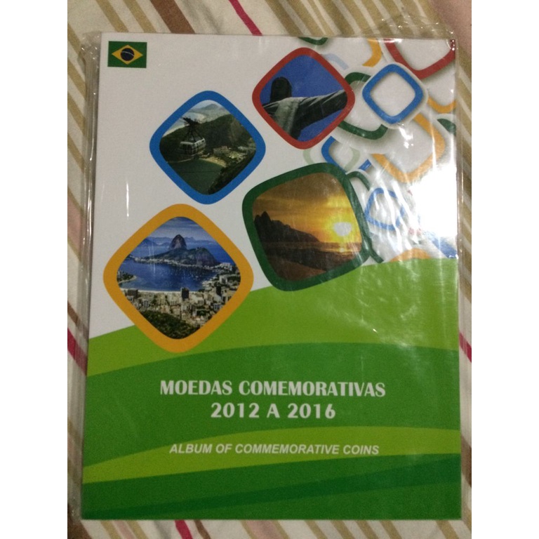 Álbum para as moedas das olimpíadas Rio 2016