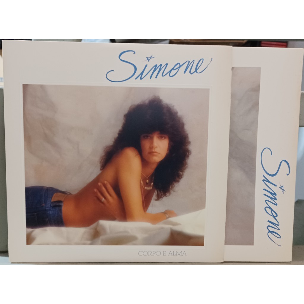 LP Disco De Vinil Simone - Corpo E Alma - Com Encarte LP Excelente Capa Excelente Ler Descrição