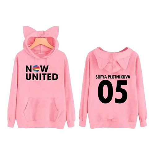 Moletom Blusa Agasalho Infantil Orelhinha Now United Sofya Plotnokova 05