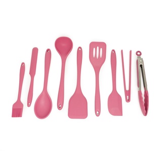 Kit de Utensílios de Silicone C/ 9 Peças RS - OIKOS