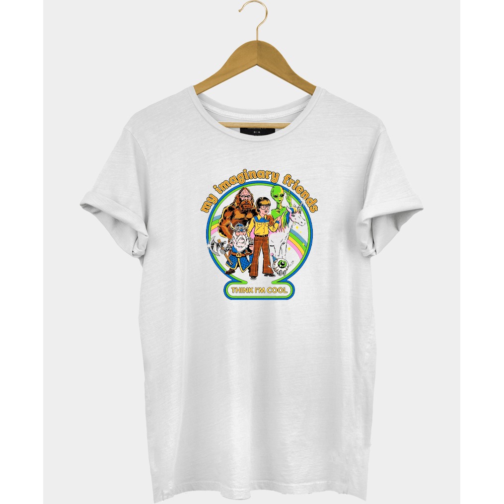 Camiseta Baby look My Imaginary Friends Camisa Femi A Mansão Foster desenho fofo