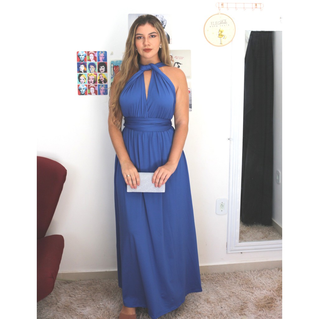 Vestido de Noiva Azul Royal - Comprar com Melhor Preço em Vestidos de Casamento