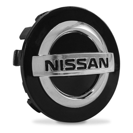 Calota Meio Roda Nissan Sentra March Versa Kicks Preta 55mm