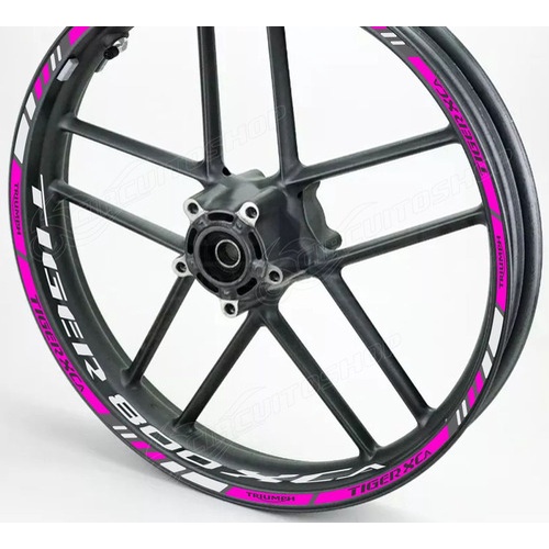 Friso + Adesivo Refletivo M6 Roda Moto Triumph Tiger 800 Xca