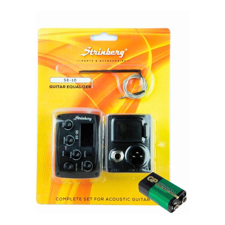 Captador Equalizador Pre Amplificador Violao Strinberg Se10