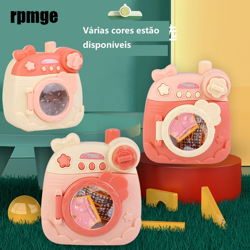 3 cores máquina de lavar de brinquedo Elétrica/máquina de lavar roupa de brinquedo/máquina de lavar brinquedo/Mini Máquina De Lavar Simulação/brinquedo faz de conta/maquina de lavar brinquedo  /Casa De Brincar/brinquedos para meninas/brinquedos meninas