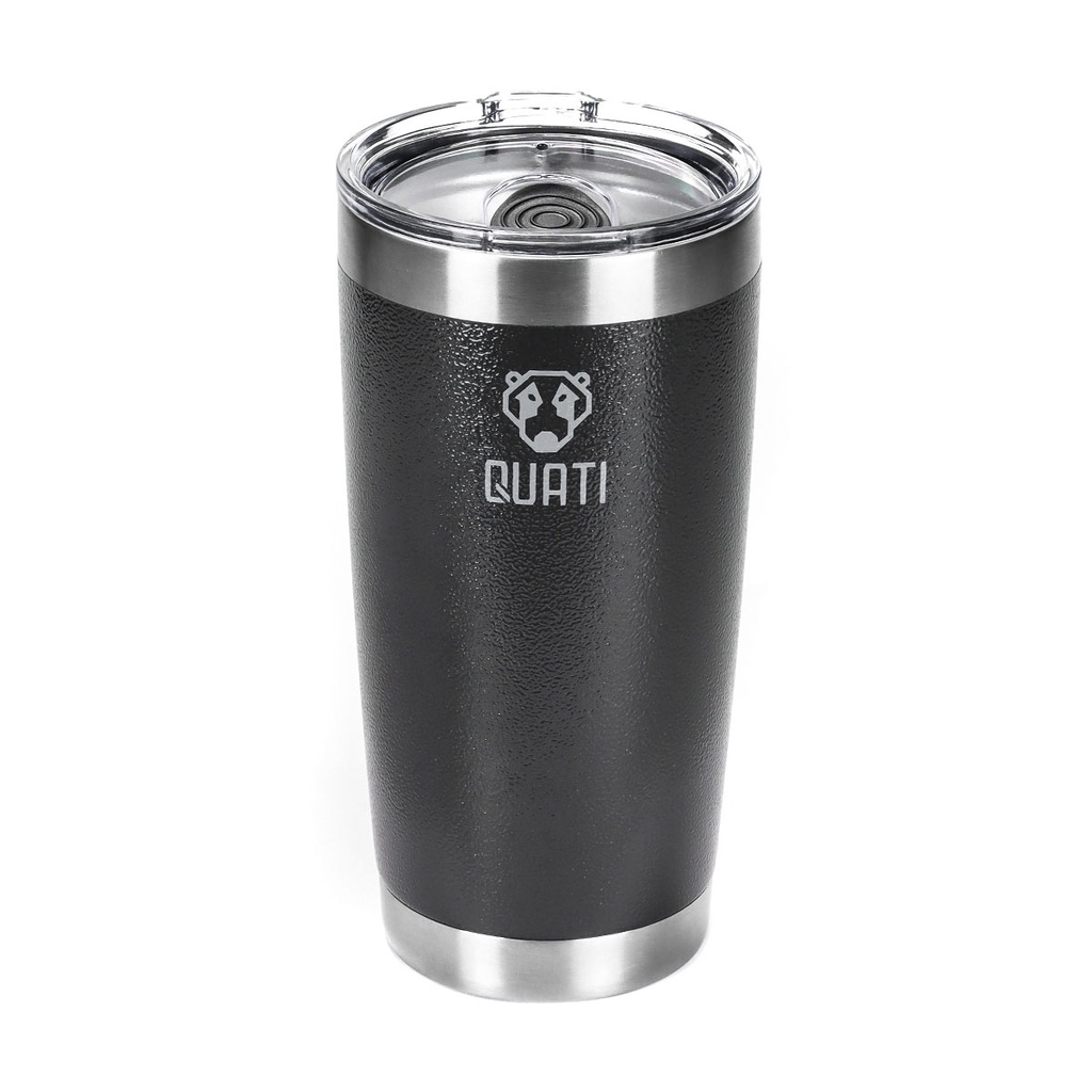 Copo Térmico Quati Com Tampa 591ml Preto - Cpct591