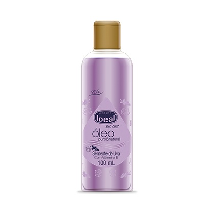 Oleo De Semente De Uva Com Vitamina E Ideal 100ml