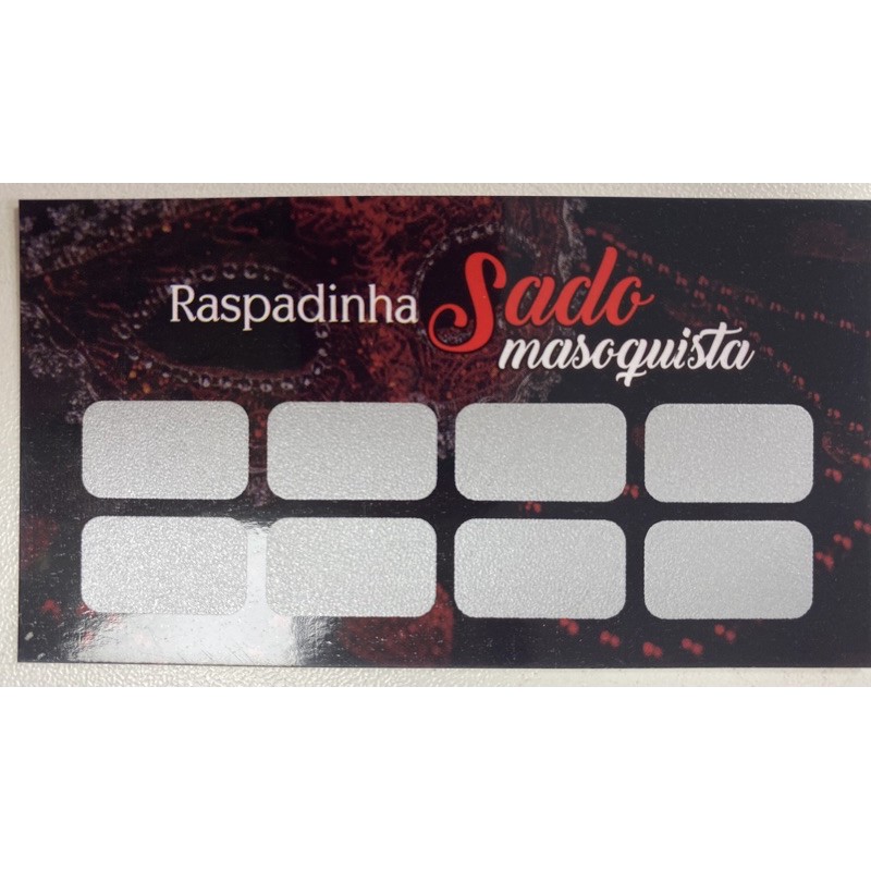 Raspadinhas Eróticas para casal Sex Shop Brincadeira Jogo Atacado