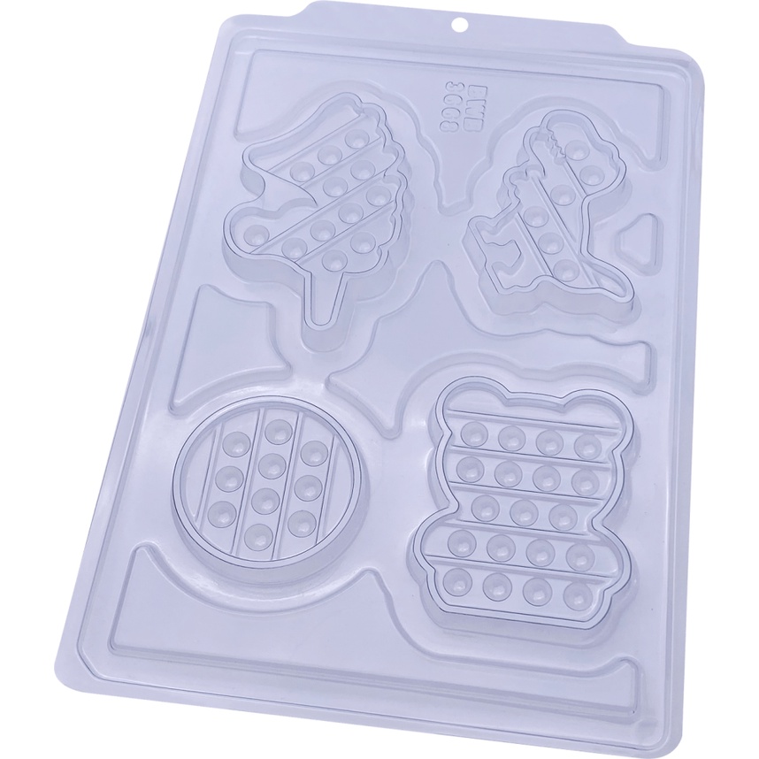 Forma de Acetato Forma Simples SP - Pop It Divertido 3668