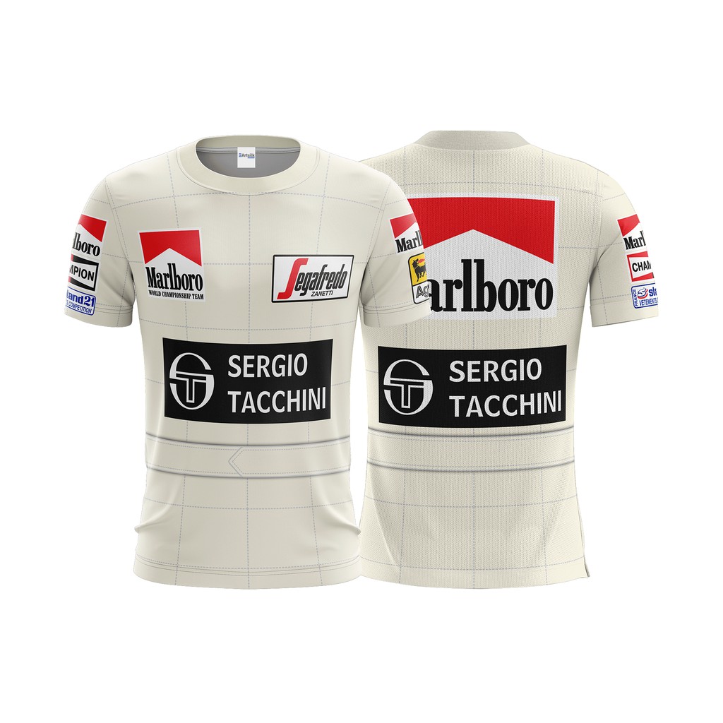 Camiseta Personalizada Temática F1 Senna Toleman - Dry Fit Sport