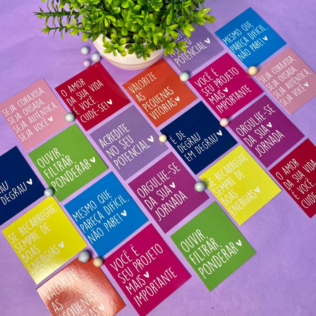 20un Mini Cartão Motivacional Frases, Agradecimento ao Cliente pela Compra, Cartão para Encomendas, Cartão para Adesivos em Oferta na Shopee