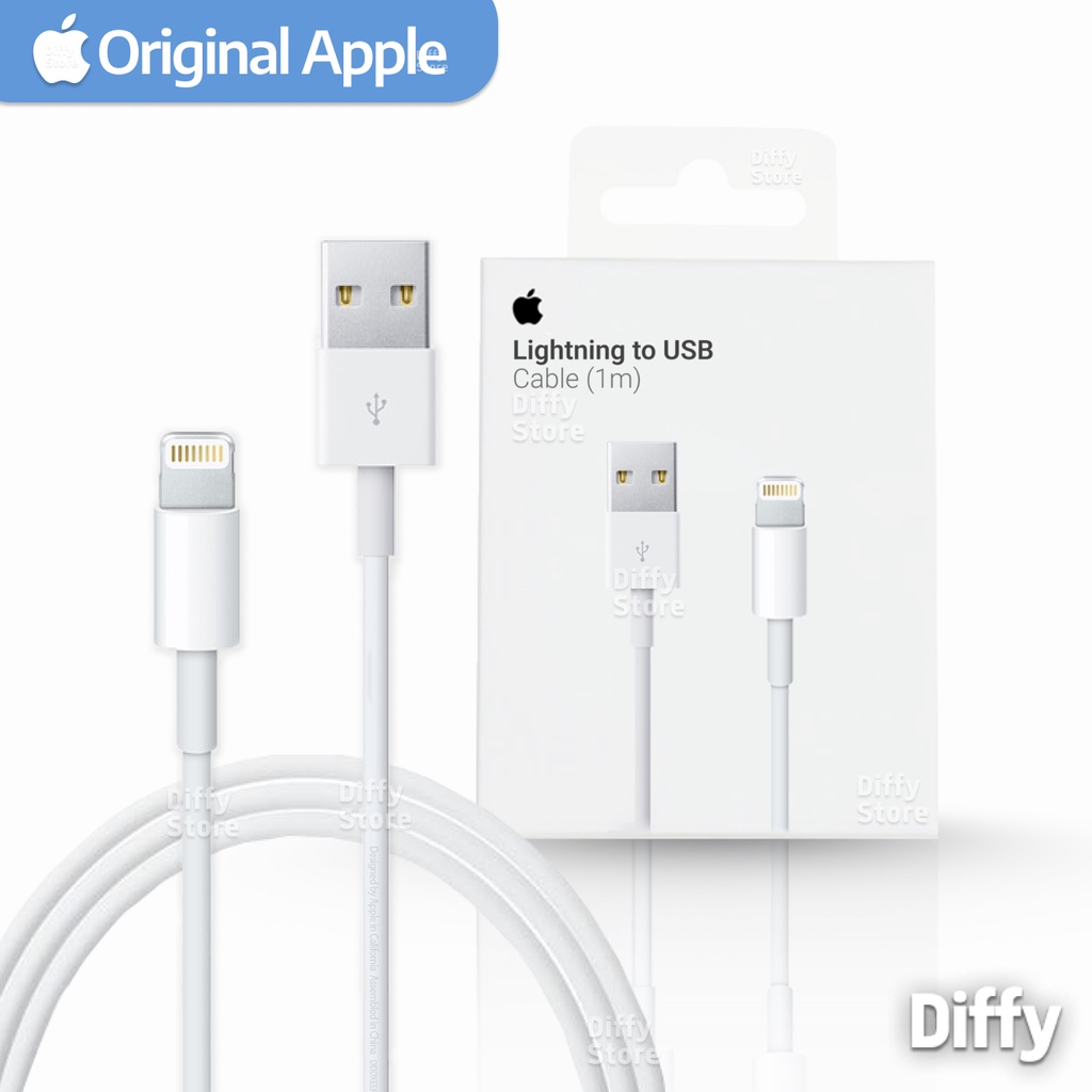 Cabo iPhone Apple Original Lightning USB 1 Metro 2 Metros No Brasil