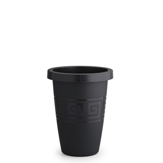 Vaso Redondo Preto 14,5 Litros Grego em Oferta na Shopee