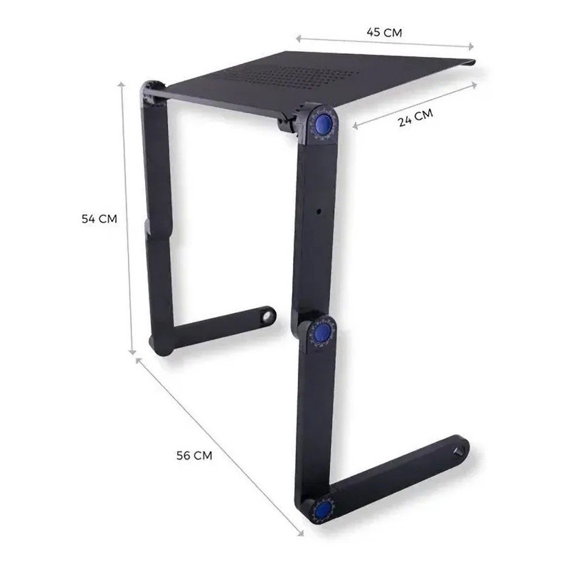 Suporte Notebook Cooler Mesa Articulado Multifuncional