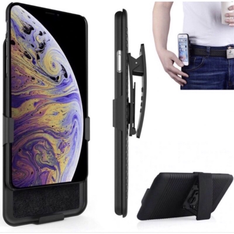 Capa + Suporte de Cinto Motorola Moto G8 Power Lite/G9 Power Capa Com Suporte Belt Clip Compatível