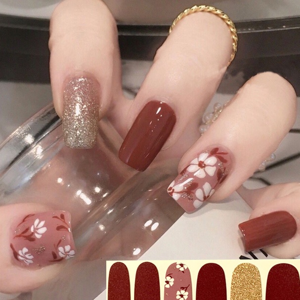 Joeee Adesivos De Unha Duráveis/Xadrez/À Prova D'água Para Manicure/Arte