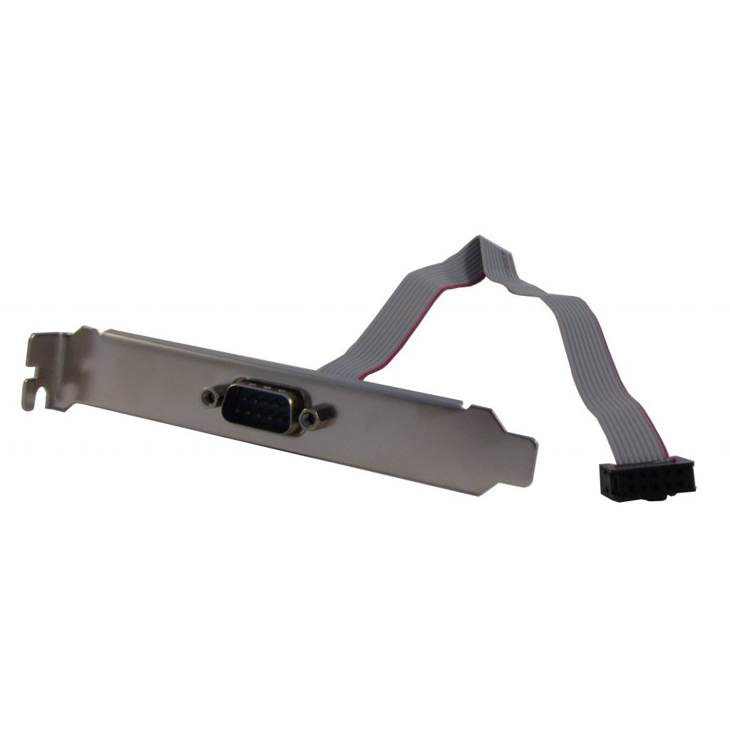 Cabo Espelho PCI Bracket Serial DB9 Macho DB9M 30cm