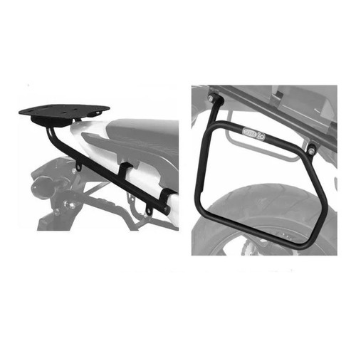 Suporte Baú + Afastador De Alforge Nc 700x E 750x Até 2015