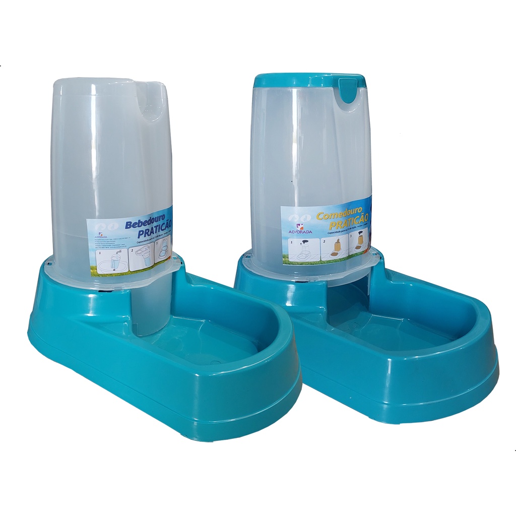 Kit Comedouro e Bebedouro Automatico para Cachorro 6,5 Lt | Shopee Brasil