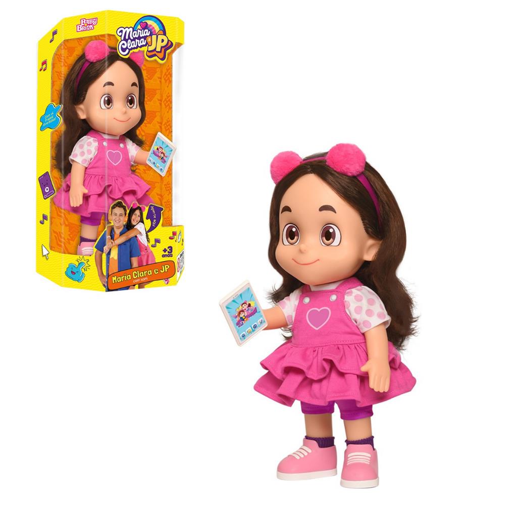 Boneca Maria Clara Youtuber Fala 14 frases Baby Brink 1055 em Oferta na Shopee