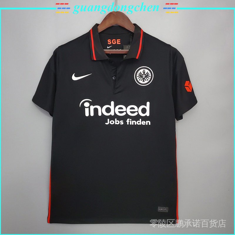 Camisa Frankfurt 21-22 Preta I Time Futebol Uniforme