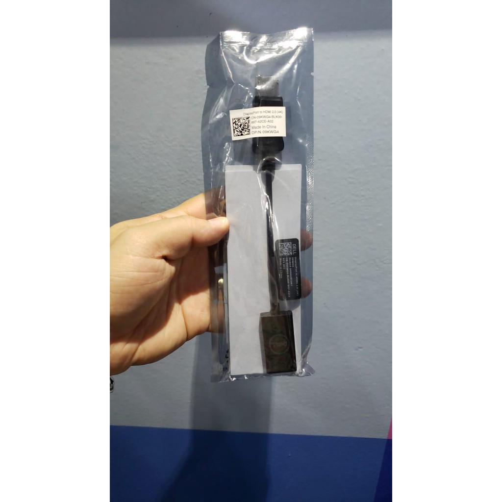 Original Adaptador Conversor Displayport Ativo Macho para HDMI Fêmea Versão 2.0 4K Full HD Lacrado Dell Parts