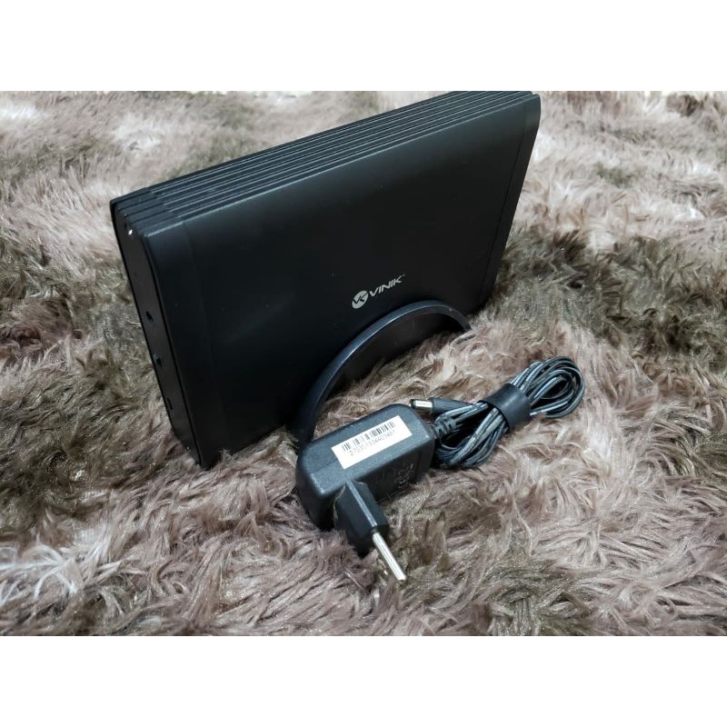 HD externo 3.5" 2TB + suporte + fonte NOVO