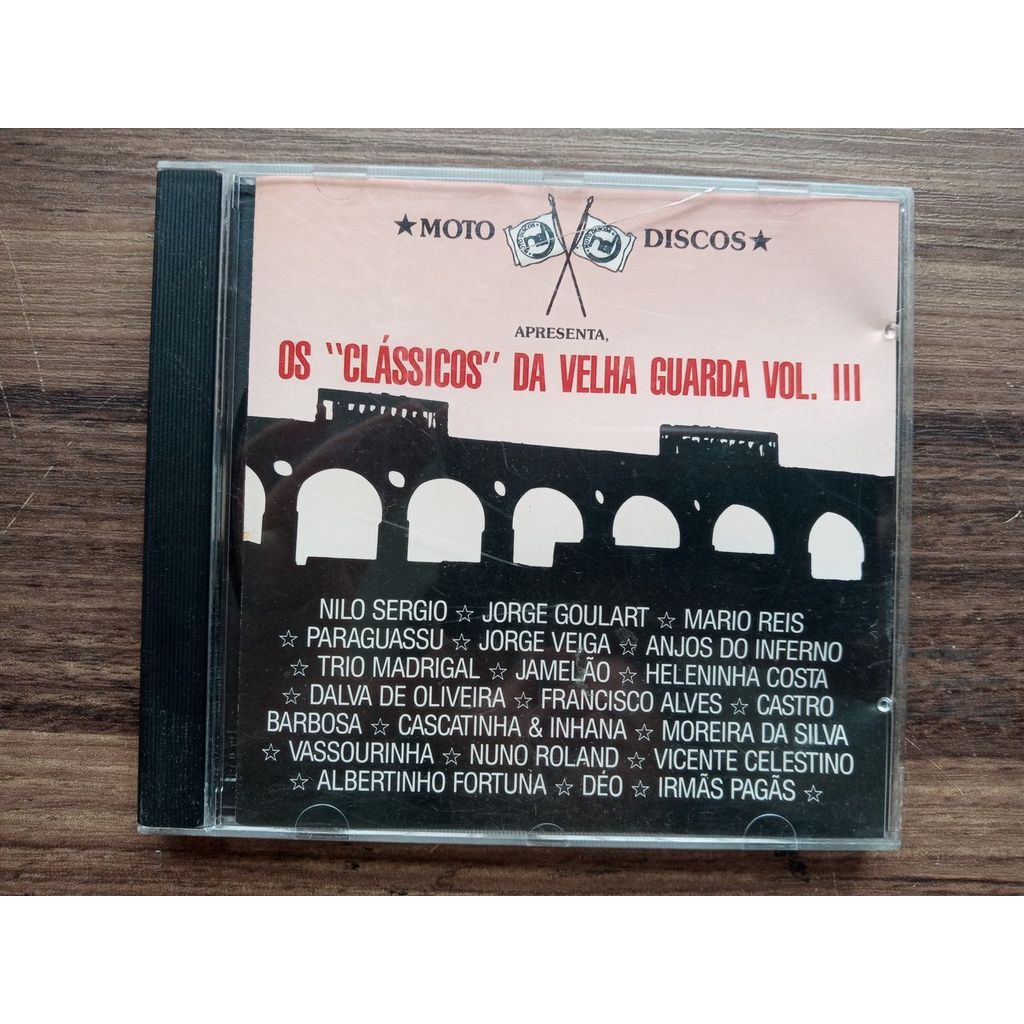 CD Os Clássicos da Velha Guarda Volume 2 com Nilo Sergio, Jorge Veiga, Mario Reis e mais
