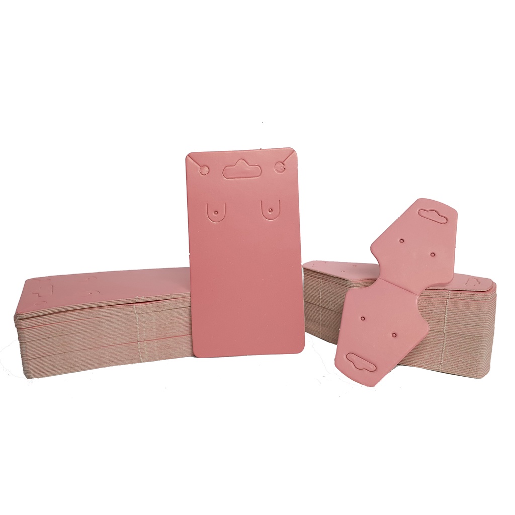 Tag para Bijuterias 2 Modelos com 400 peças ( 200 Cartela e 200 Gravatinha). Tags disponíveis em 6 opções de cores| Rose | Branco | Verde | Preto | Kraft | Pink |