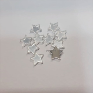 Aplique Estrela Finalizador para Lembrancinha de Luxo / Laço Acrilico Espelhado em Oferta na Shopee