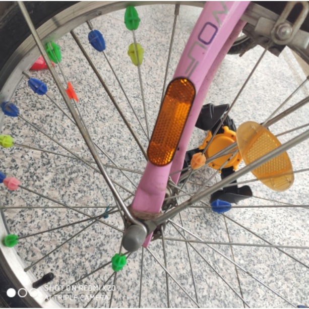 adesivos refletivo pra bicicleta moto e patinete 1par