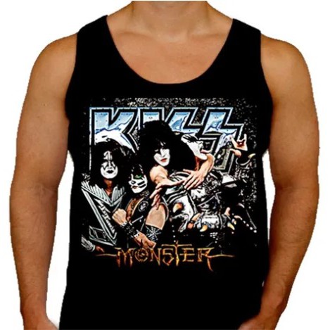Camiseta Regata Kiss Monsters Ref=432