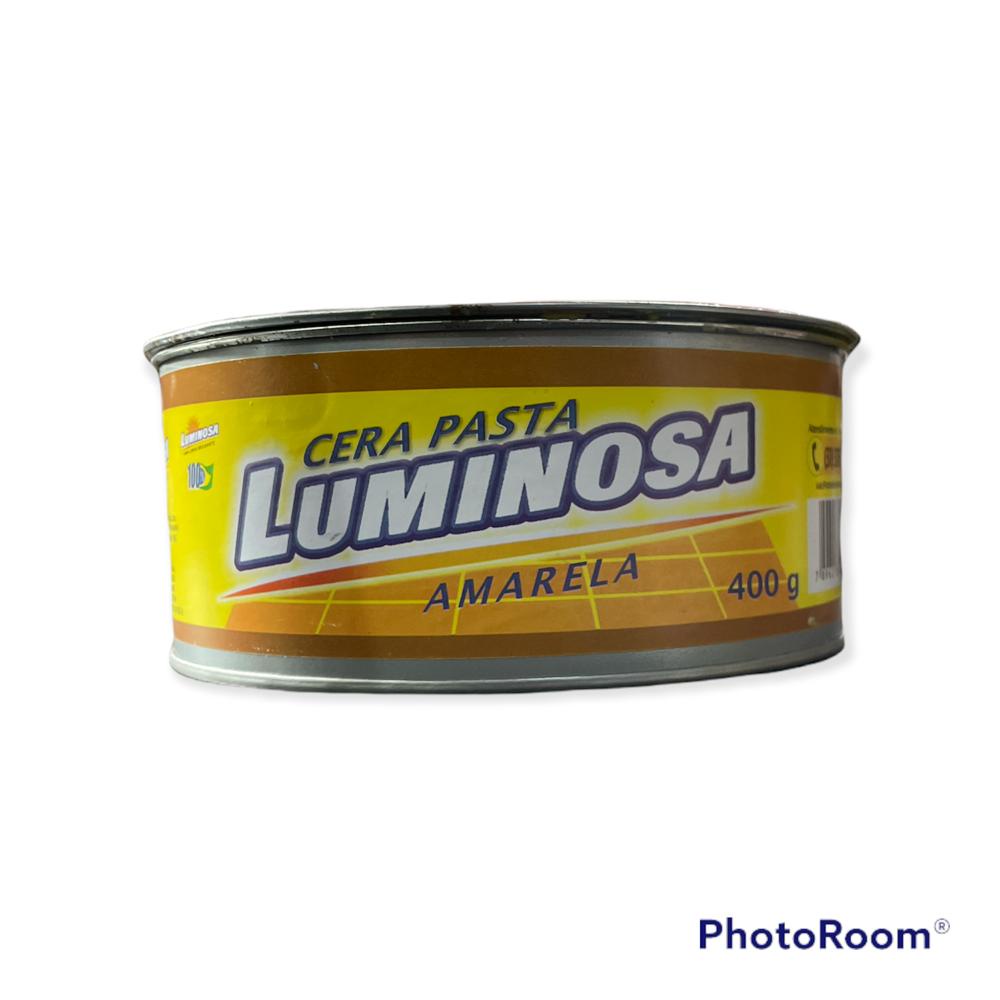 Cera Pasta Luminosa Incolor Amarela 400g Mármore Piso Móveis | Shopee ...