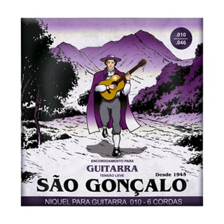Encordoamento Níquel 010 Leve para Guitarra - São Gonçalo em Oferta na Shopee