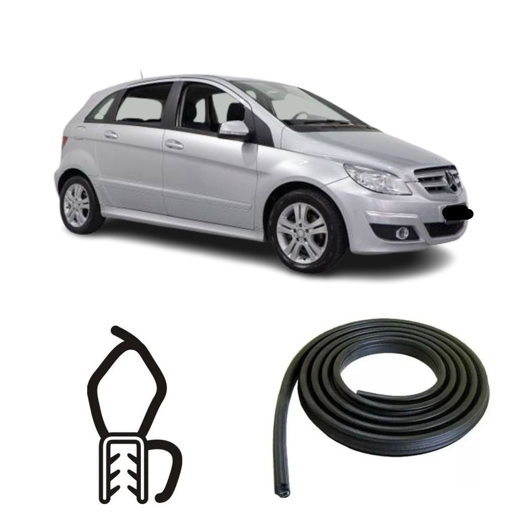 Borracha Vedação Porta Malas Mercedes B180 Alta Vedação