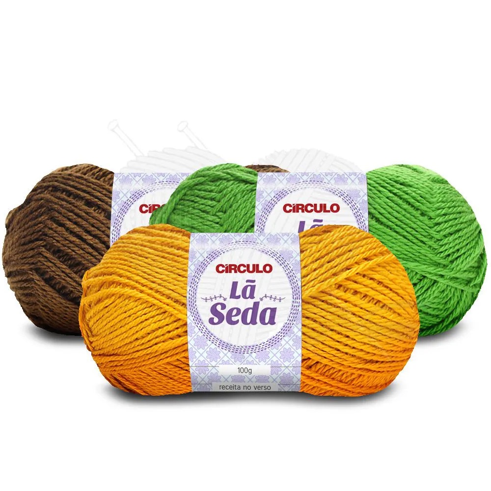 Fio Lã Seda Círculo 100g em Oferta na Shopee