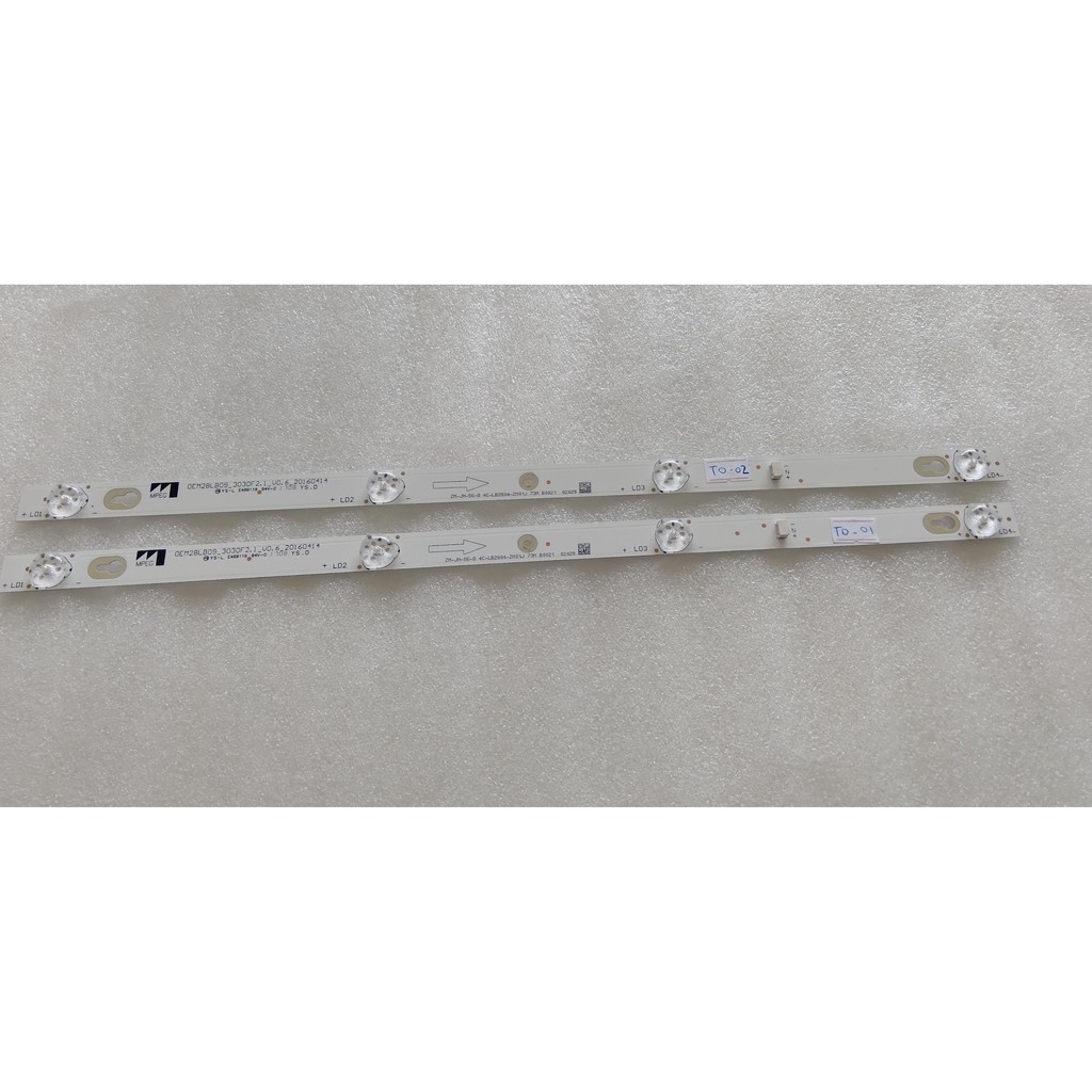 2 Barra De Led Tv Semp L28d2900