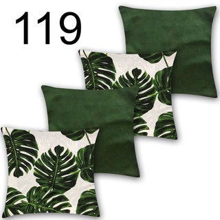 Kit 4 Capas de Almofadas Decorativa Estampada 42x42cm com Zíper Sala, Sofá e Quarto em Oferta na Shopee