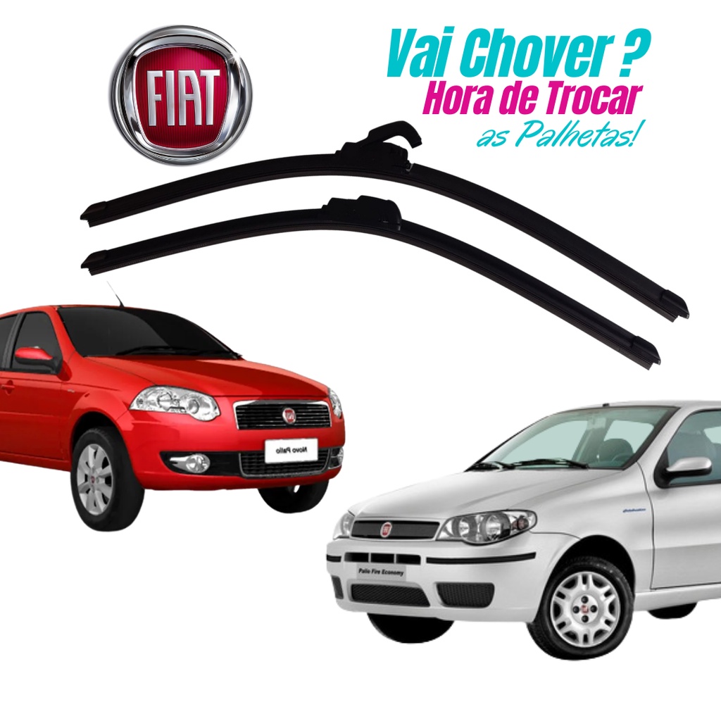 Palheta Limpador Parabrisa Fiat Palio G3 G4 2006 2007 2008 2009 2010 2011 2012 2013 2014 em Oferta na Shopee