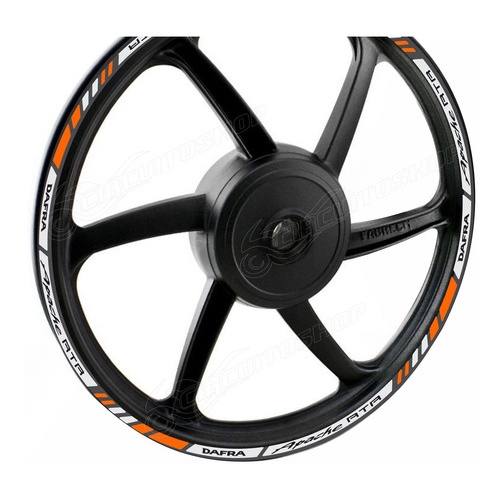 Friso Adesivo Refletivo M6 Roda Moto Dafra Apache Rtr