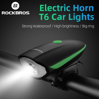 ROCKBROS Lanterna Frontal De Bicicleta Com Carga USB De Grande Porte Farol Ultraleve À Prova D